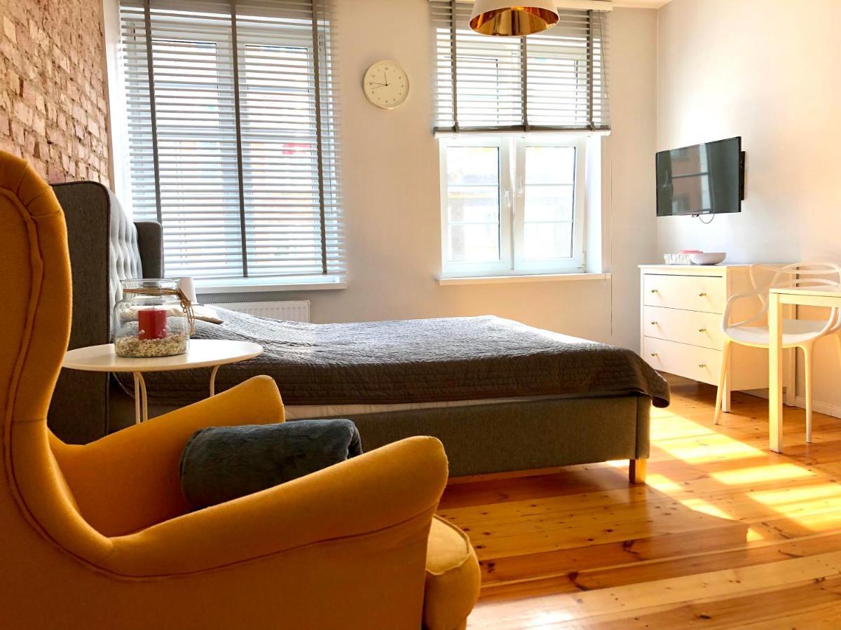 Sunny Apartment W Centrum Starego Miasta 格但斯克 外观 照片